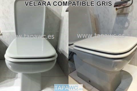 Asiento inodoro VELARA tapawc compatible Ideal Standard