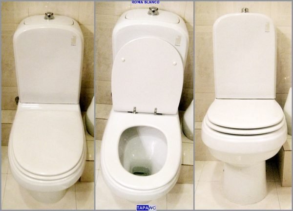 Asiento inodoro ROMA Tapawc Compatible Porsan Sangra AMORTIGUADO