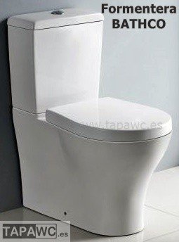 Asiento inodoro FORMENTERA tapawc compatible BATHCO