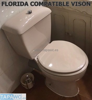 Asiento inodoro FLORIDA tapawc compatible Gala