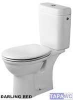 Asiento inodoro DARLING RED DO15 tapawc compatible DURAVIT