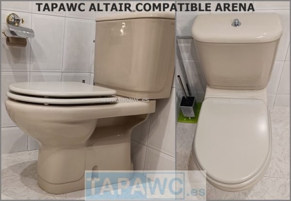 Asiento inodoro ALTAIR  tapawc compatible Jacob Delafon