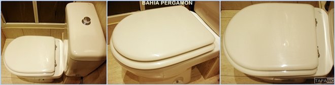 Asiento inodoro BAHIA Tapawc Compatible Sangra AMORTIGUADO - Imagen 2