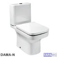 Asiento inodoro DAMA-N compatible tapawc Roca  AMORTIGUADO
