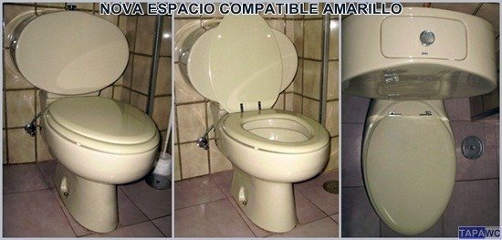 Asiento inodoro NOVA ESPACIO tapawc compatible Gala