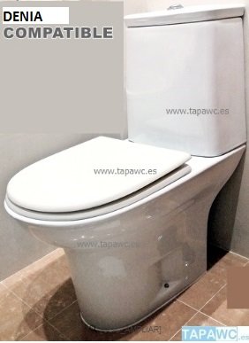 Asiento inodoro DENIA tapawc compatible Unisan