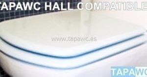 Asiento inodoro HALL SUSPENDIDO d.o.16 tapawc compatible Roca AMORTIGUADO