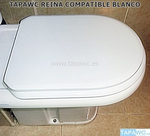 Asiento inodoro REINA amortiguado tapawc compatible Sanitana