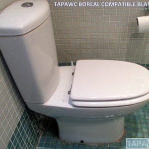 Asiento inodoro BOREAL tapawc compatible Sangra AMORTIGUADO