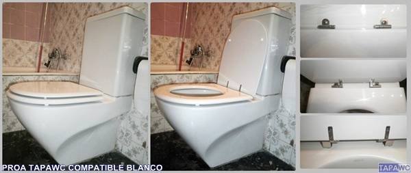 Asiento inodoro PROA tapawc compatible Sangra AMORTIGUADO