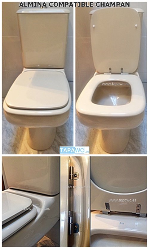 Asiento inodoro ALMINA tapawc compatible Bellavista Teka