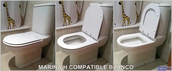 Asiento inodoro MARINA H Compatible Gala