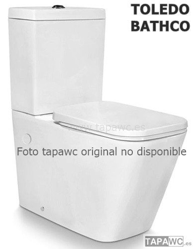 Asiento inodoro TOLEDO tapawc compatible BATHCO
