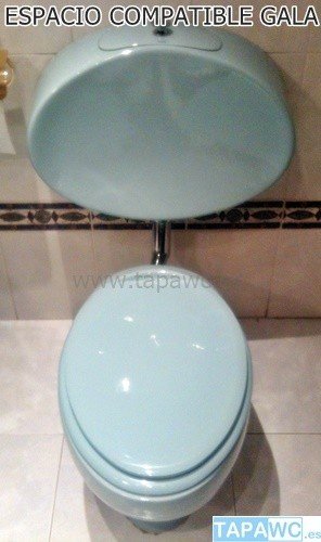 Asiento inodoro ESPACIO tapawc compatible Gala