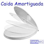 Asiento inodoro THE GAP ROUND COMPACTO 40X35X20 compatible Roca AMORTIGUADO