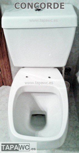 Asiento inodoro CONCORDE tapawc compatible Valadares AMORTIGUADO