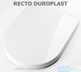Asiento inodoro  RECTO DUROPLAST ENVOLVENTE meridian  KEYI RT36 tapawc standard