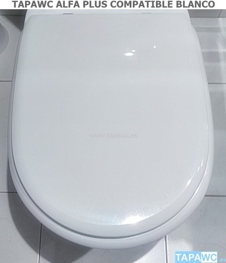 Asiento inodoro ALFA PLUS tapawc compatible Unisan