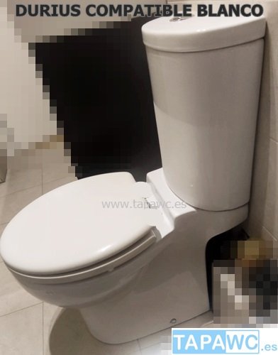 Asiento inodoro DURIUS compatible VALADARES Amortiguado tapawc