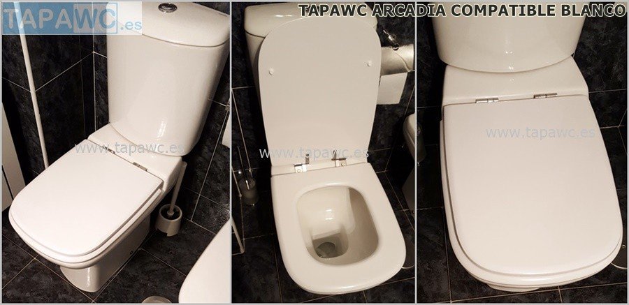 Asiento inodoro ARCADIA tapawc compatible Bellavista Teka - Imagen 2