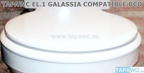 Asiento inodoro EL.1 tapawc compatible GALASSIA