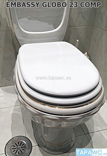 Asiento inodoro DIVA 23 tapawc amortiguado compatible Globo