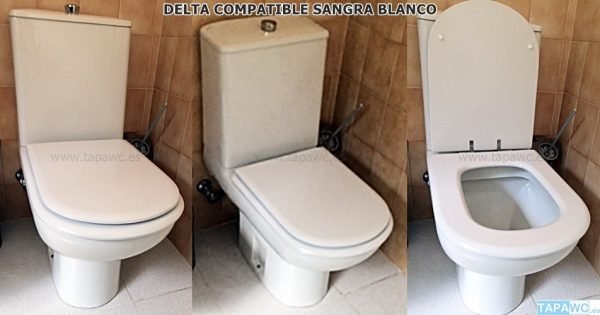 Asiento inodoro DELTA Tapawc Compatible Porsan Sangra