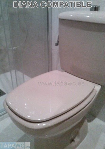 Asiento inodoro DIANA tapawc compatible Gala AMORTIGUADO