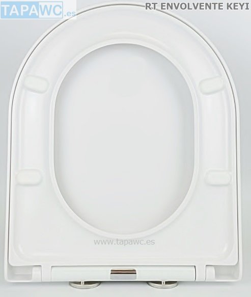 Asiento inodoro  RECTO DUROPLAST ENVOLVENTE meridian  KEYI RT36 tapawc standard