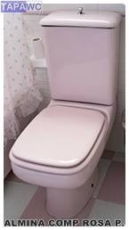 Asiento inodoro ALMINA tapawc compatible Bellavista AMORTIGUADO