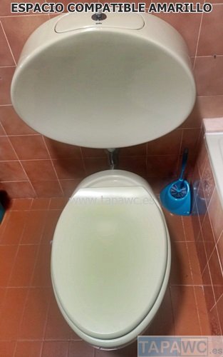 Asiento inodoro ESPACIO tapawc compatible Gala