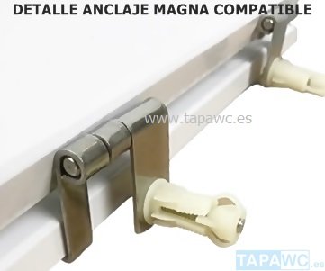 Asiento inodoro MAGNA tapawc compatible Bellavista Teka