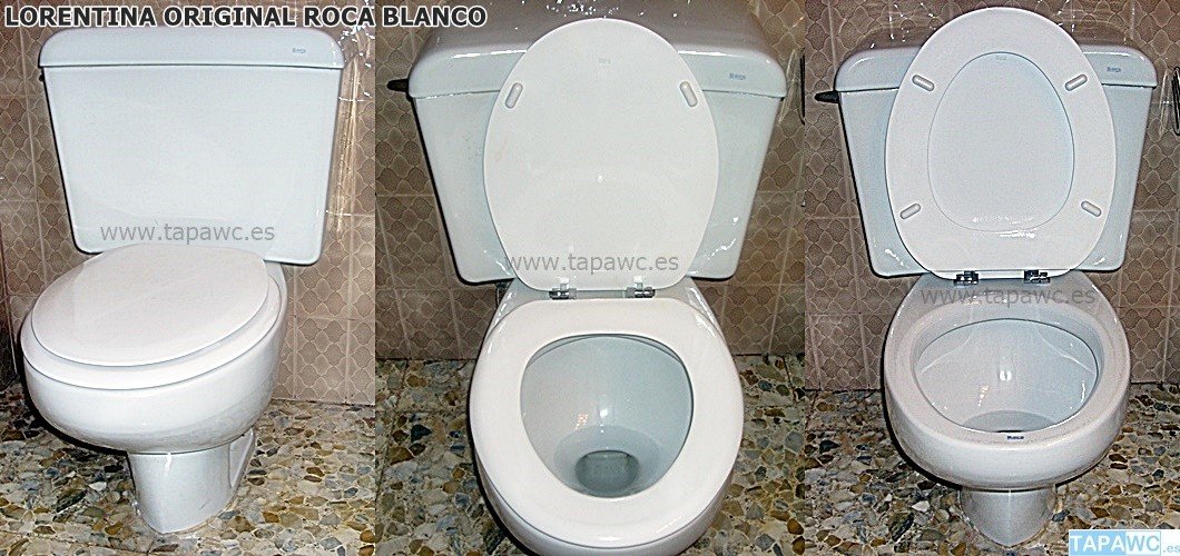Asiento inodoro LORENTINA original tapawc Roca - Imagen 3