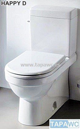 Asiento inodoro HAPPY D tapawc compatible Duravit AMORTIGUADO