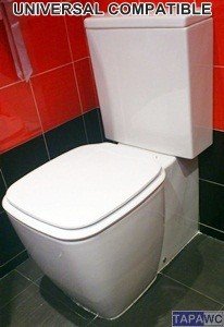 Asiento inodoro UNIVERSAL tapawc compatible Gala