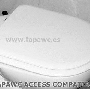 Asiento inodoro ACCESS ARO HERRADURA tapawc compatible Roca
