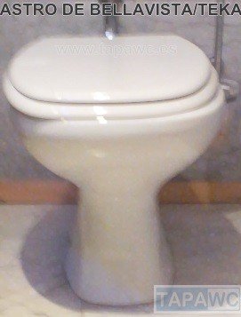 Asiento inodoro ASTRO tapawc compatible Bellavista AMORTIGUADO
