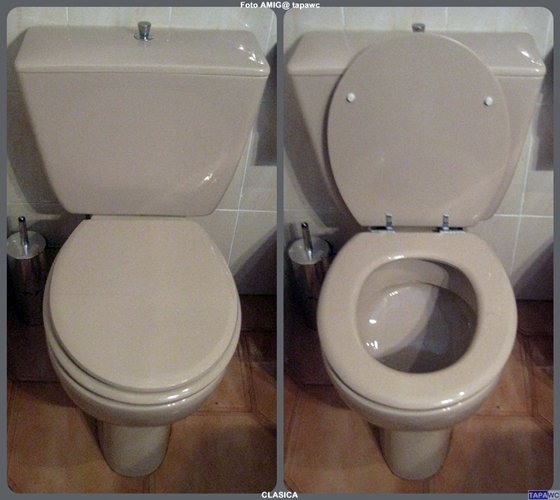 Asiento inodoro CLASICA d.orif. 15.50 cms Tapawc Compatible Porsan