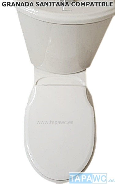 Asiento inodoro GRANADA SANITANA amortiguado tapawc compatible