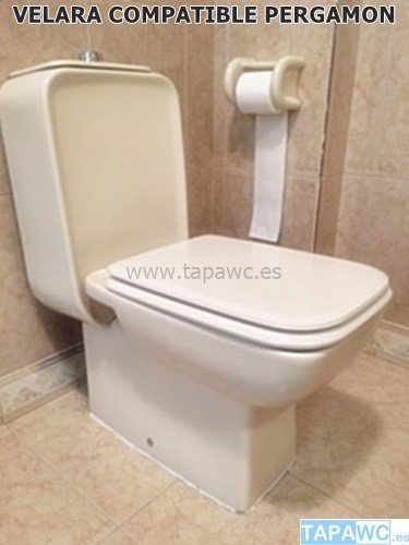 Asiento inodoro VELARA tapawc compatible Ideal Standard