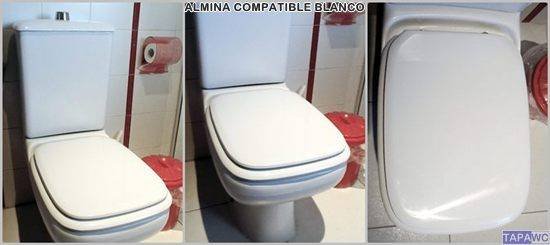 Asiento inodoro ALMINA tapawc compatible Bellavista Teka