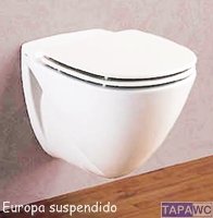 Asiento inodoro SUSPENDIDO EUROPA Tapawc Fijo Compatible Porsan/Sangra