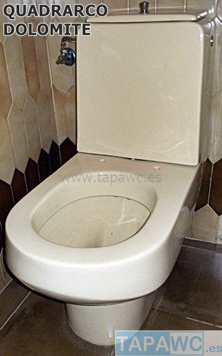 Asiento inodoro QUADRARCO tapawc compatible DOLOMITE