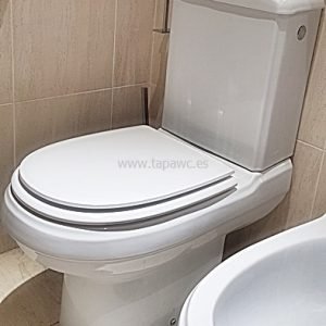 Asiento inodoro ROMA Tapawc Compatible Porsan Sangra AMORTIGUADO