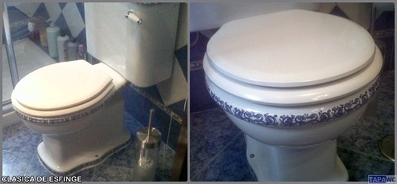 Asiento inodoro CLASSICA tapawc compatible ESFINGE