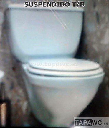 Asiento inodoro SUSPENDIDO T/B tapawc compatible Sangra