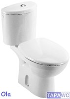 Asiento inodoro OLA tapawc compatible Jacob Delafon AMORTIGUADO