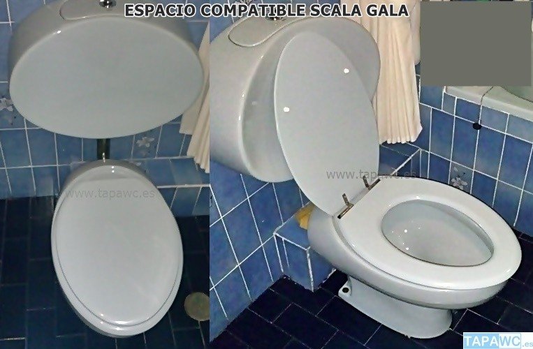 Asiento inodoro ESPACIO tapawc compatible Gala - Imagen 5