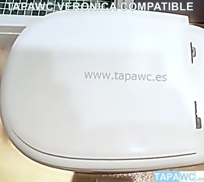 Asiento inodoro VERONICA tapawc compatible Roca AMORTIGUADO