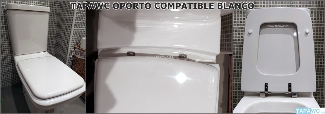 Asiento inodoro OPORTO tapawc compatible Valadares - Imagen 3